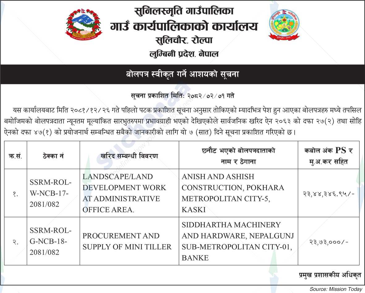 Sunilsmriti Rural Municipality