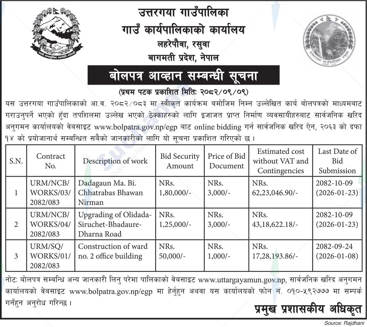 Uttargaya Rural Municipality