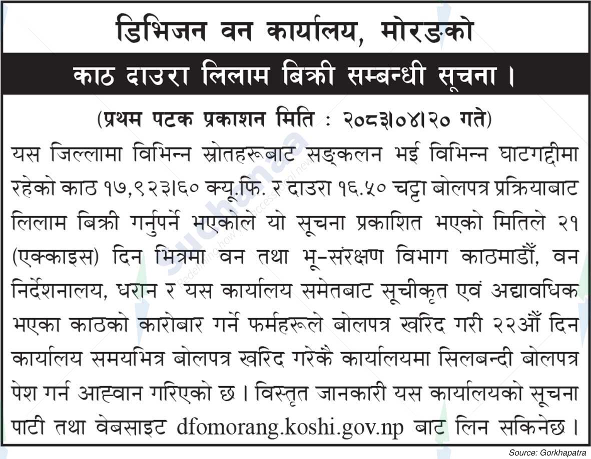 Division Forest Office, Morang