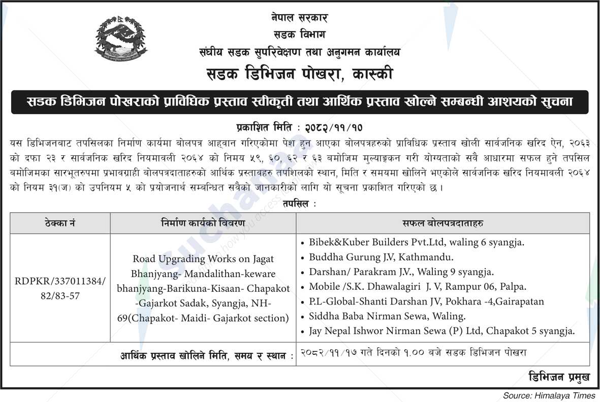 Road Division Pokhara