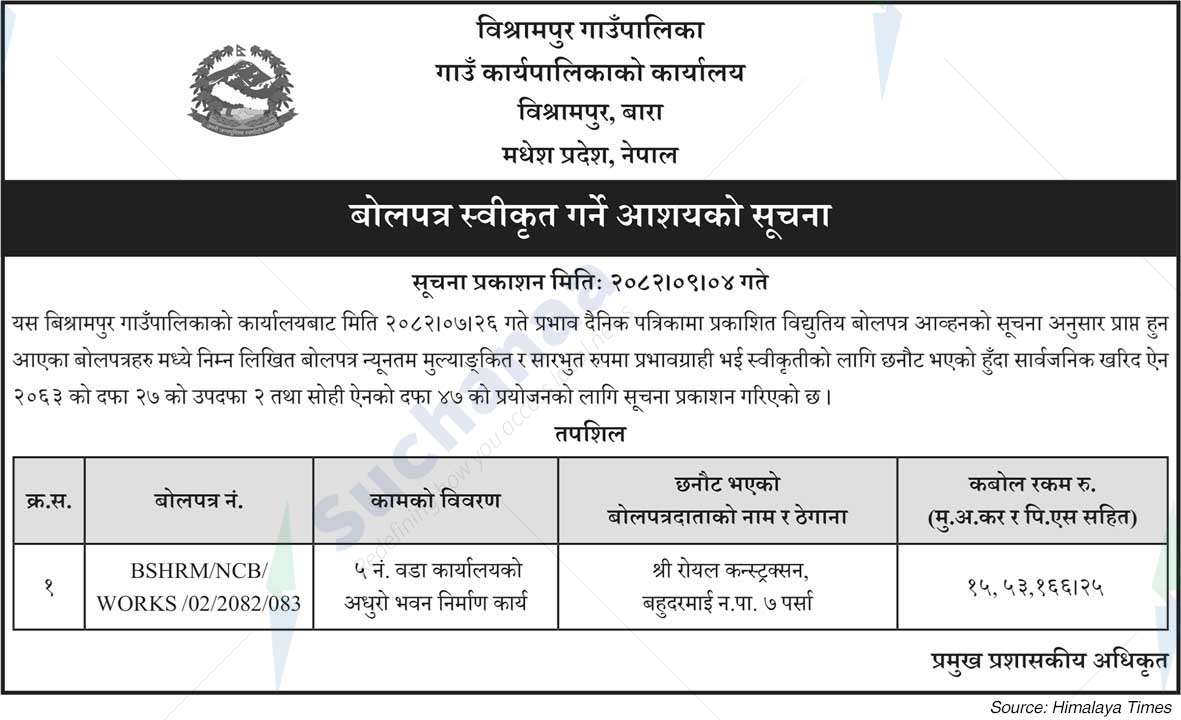 Bishrampur Rural Municipality