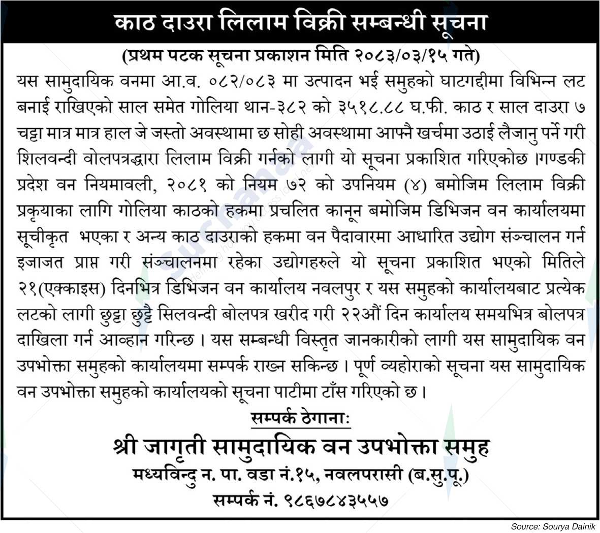 Shree Jagruti Saa.Wa.Wo.Sa.
