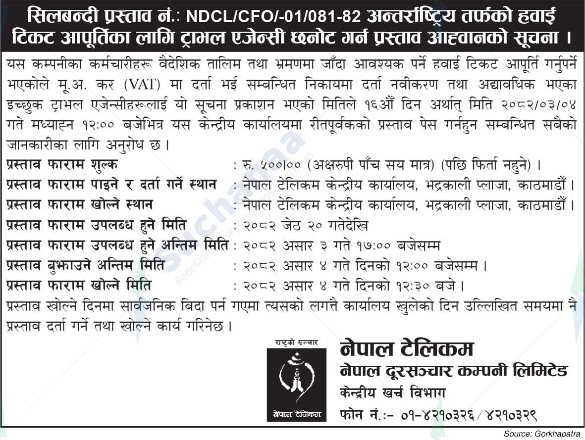 Nepal Doorsanchar Company Limited (NTC)