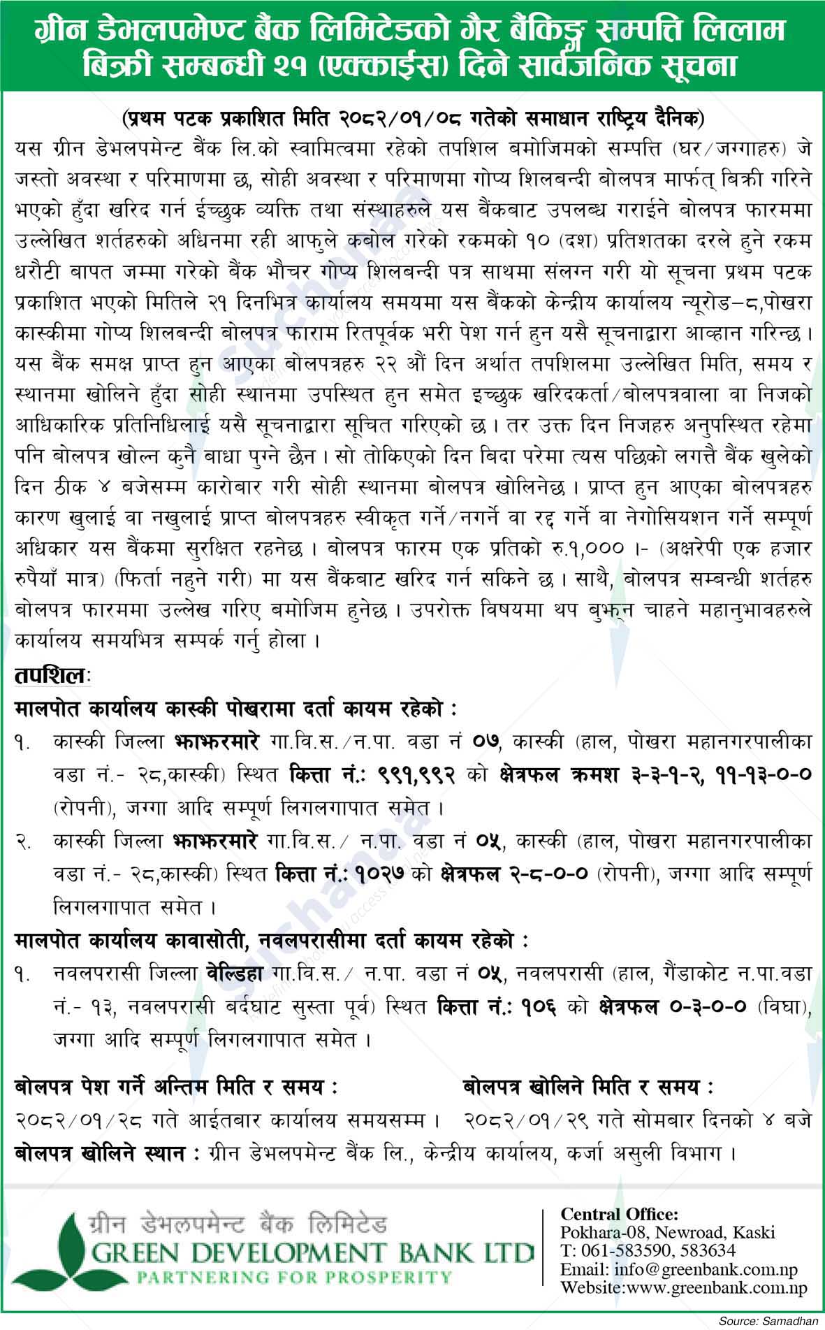 Green Development Bank Limited