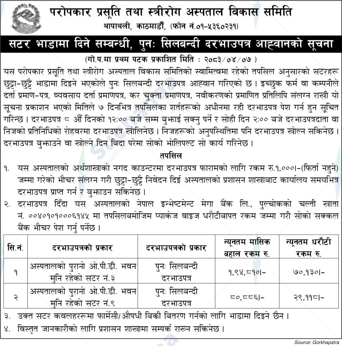 Paropakar Maternity and Women's Hospital