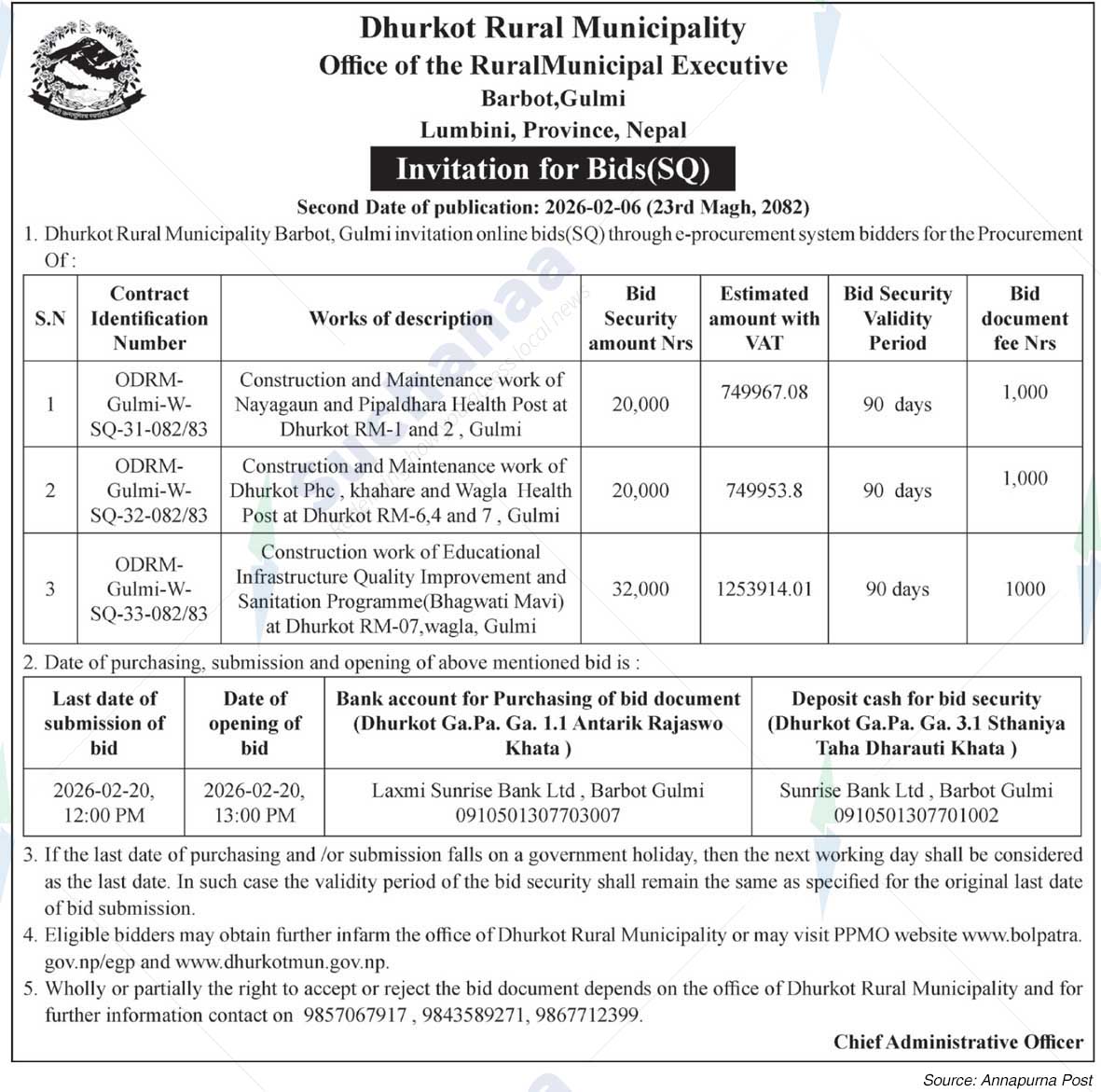 Dhurkot Rural Municipality