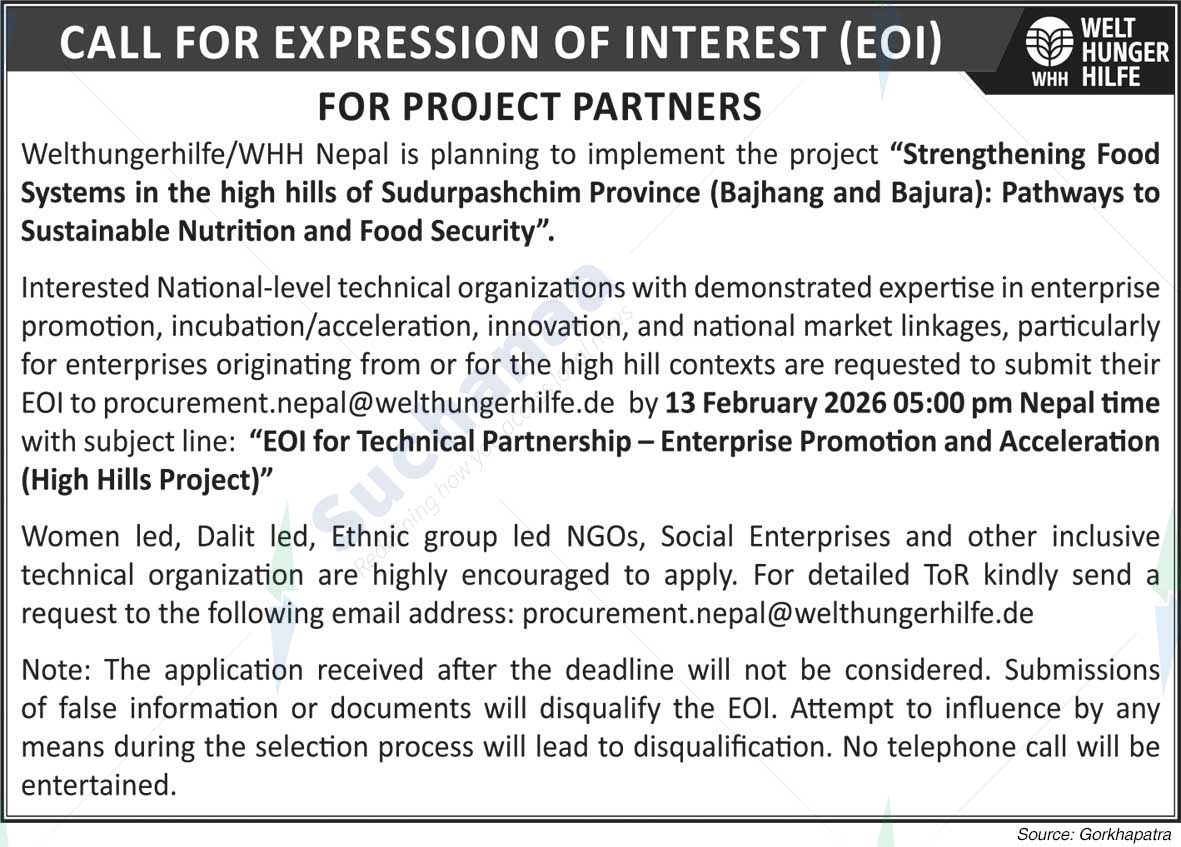 Welthungerhilfe/WHH Nepal