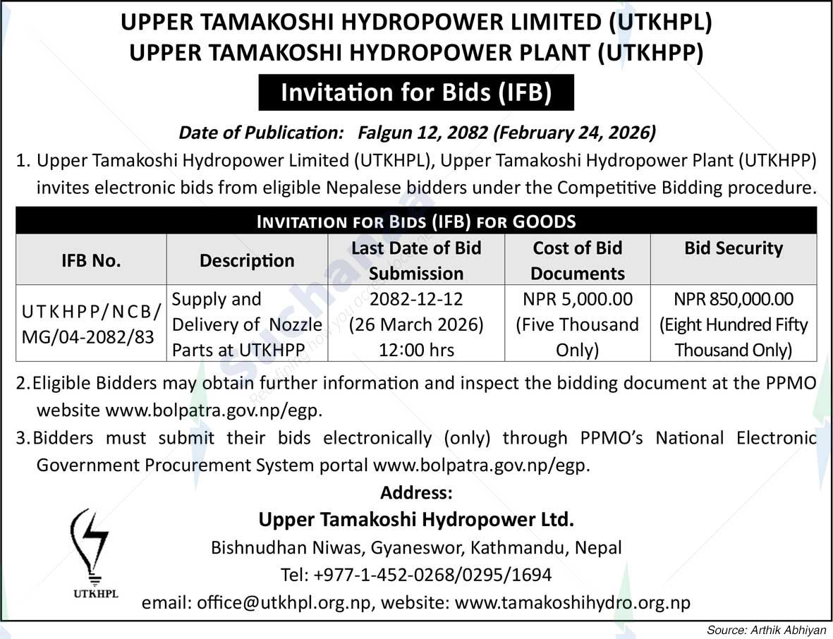 Upper Tamakoshi Hydropower Limited