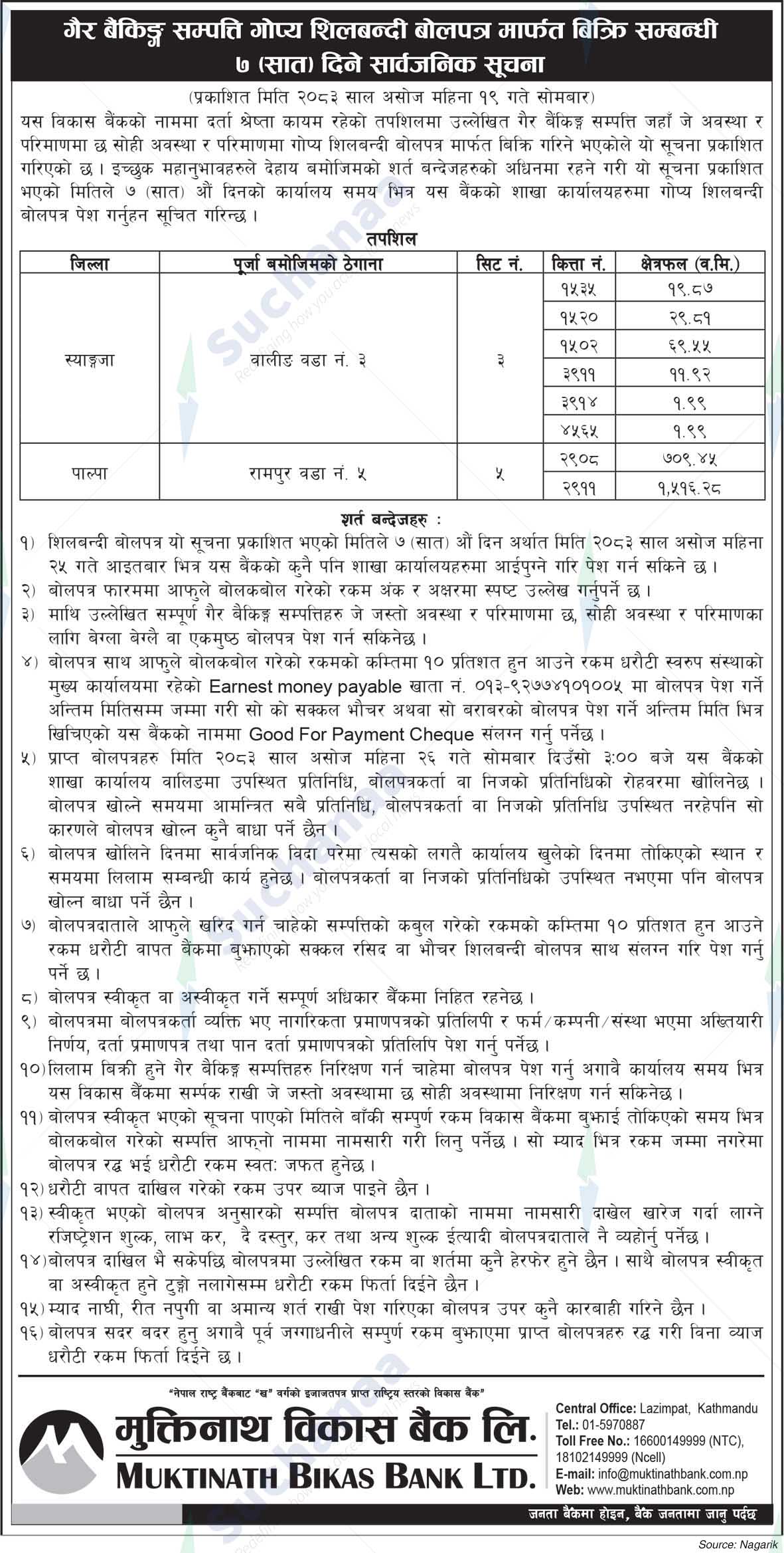 Muktinath Bikas Bank Ltd.