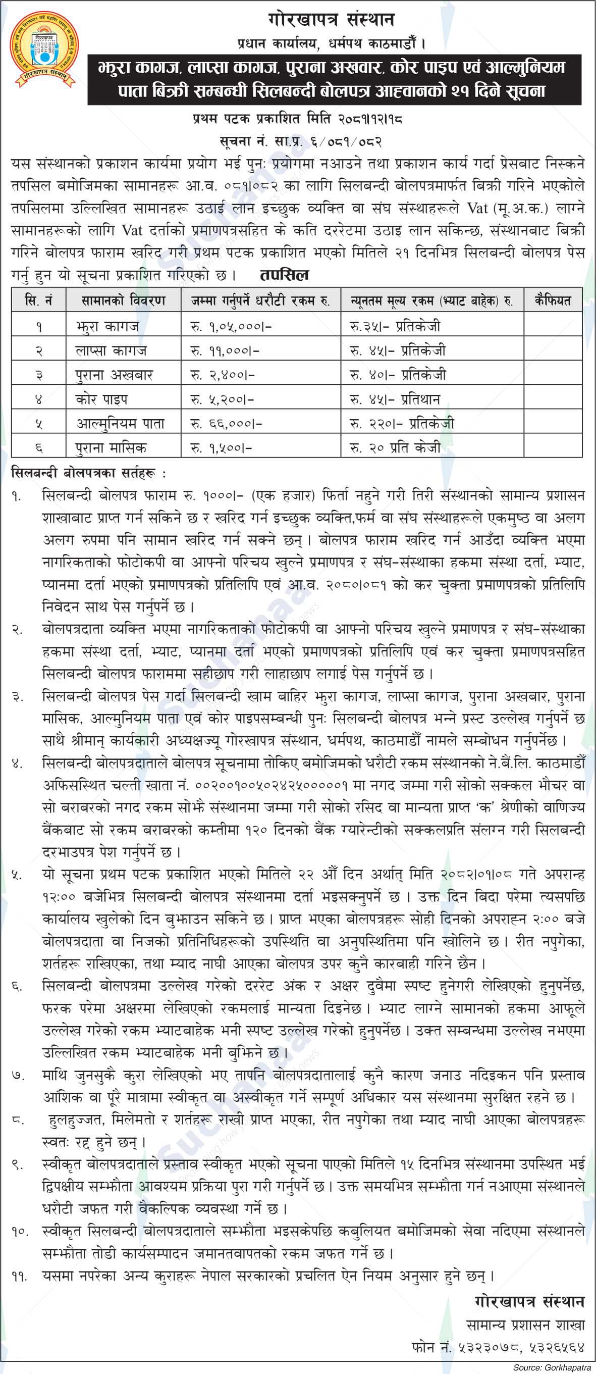Gorkhapatra Institute
