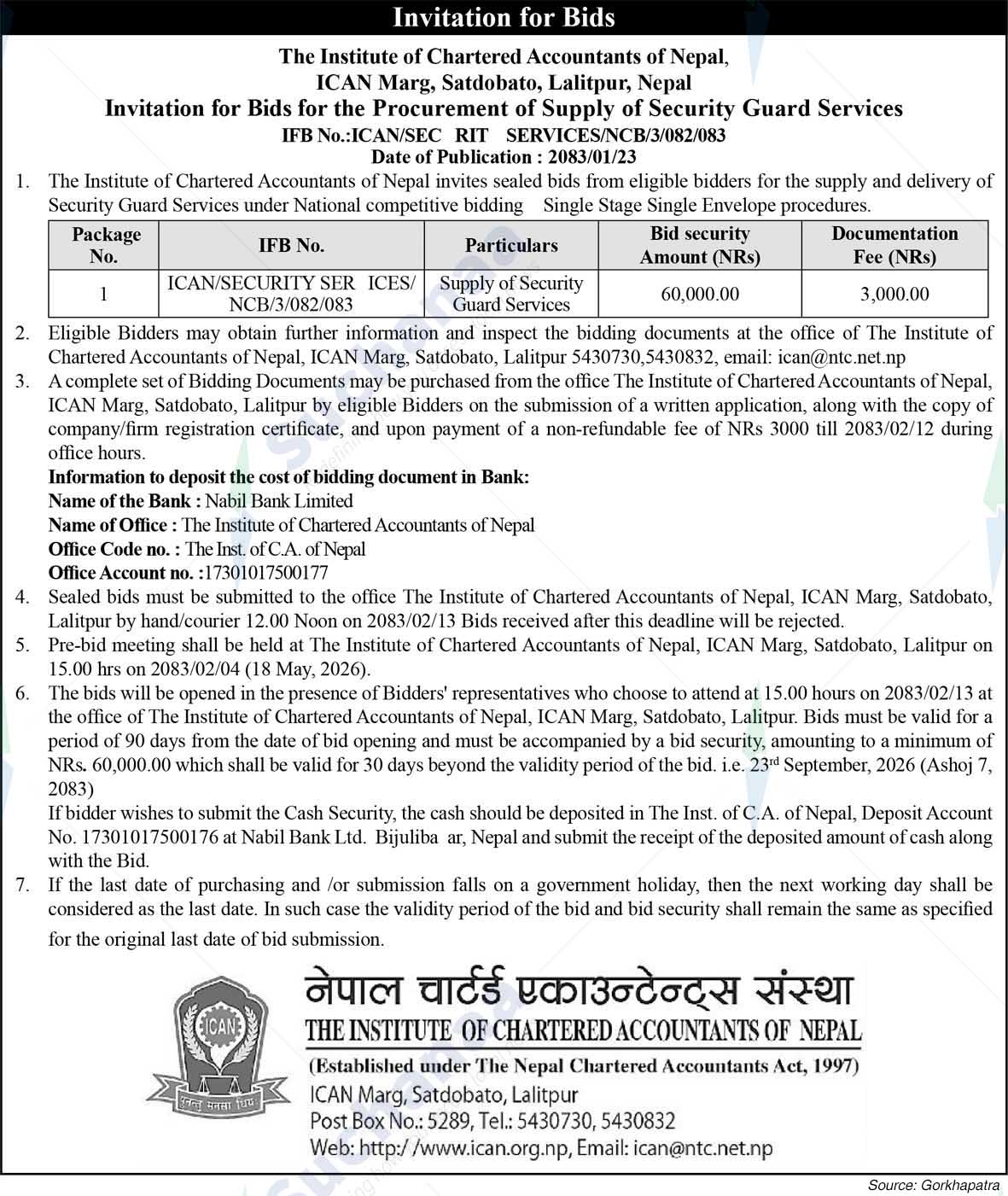 The Institute of Chartered Accountants of Nepal