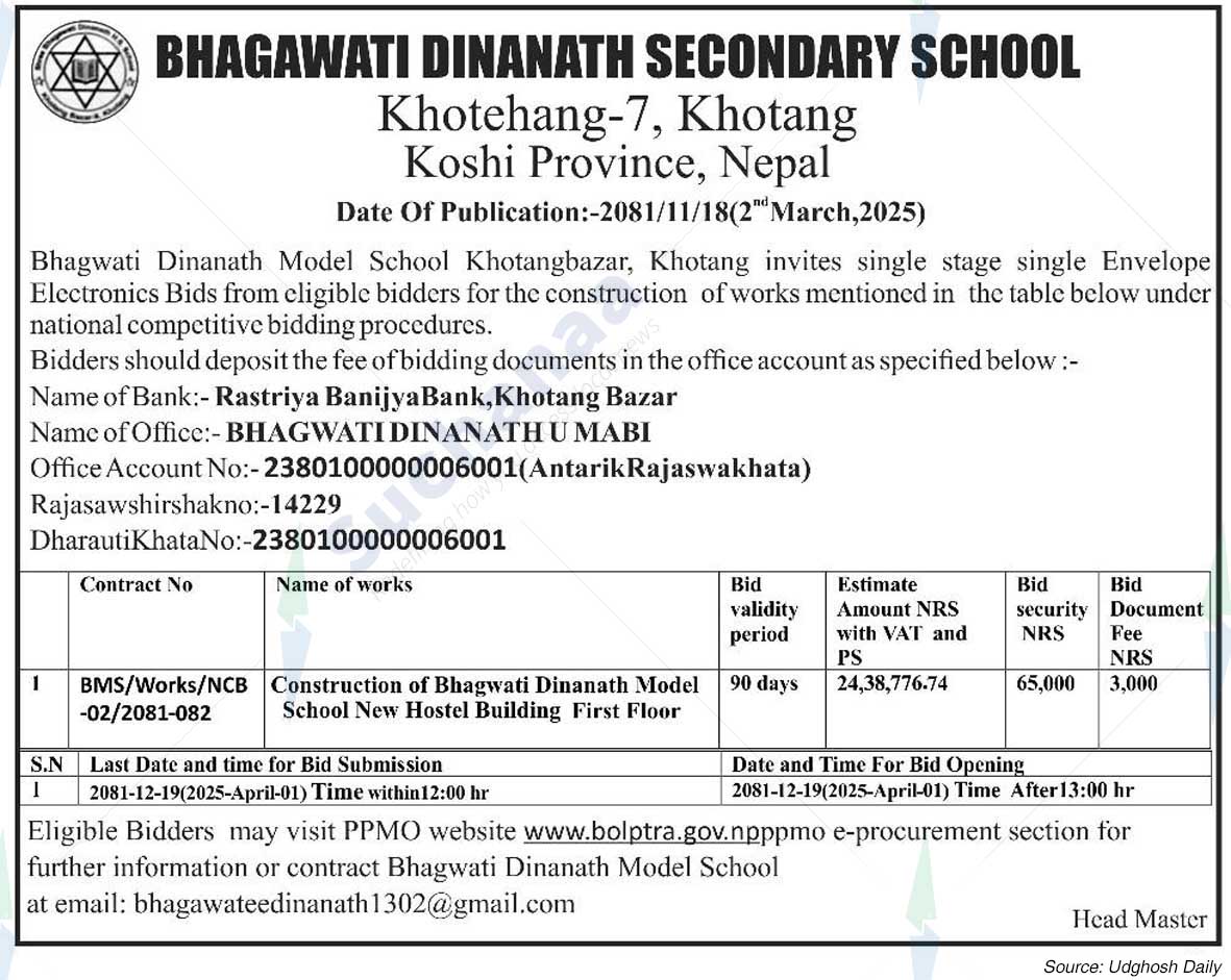 Bhagawati Dinanath Seconday School