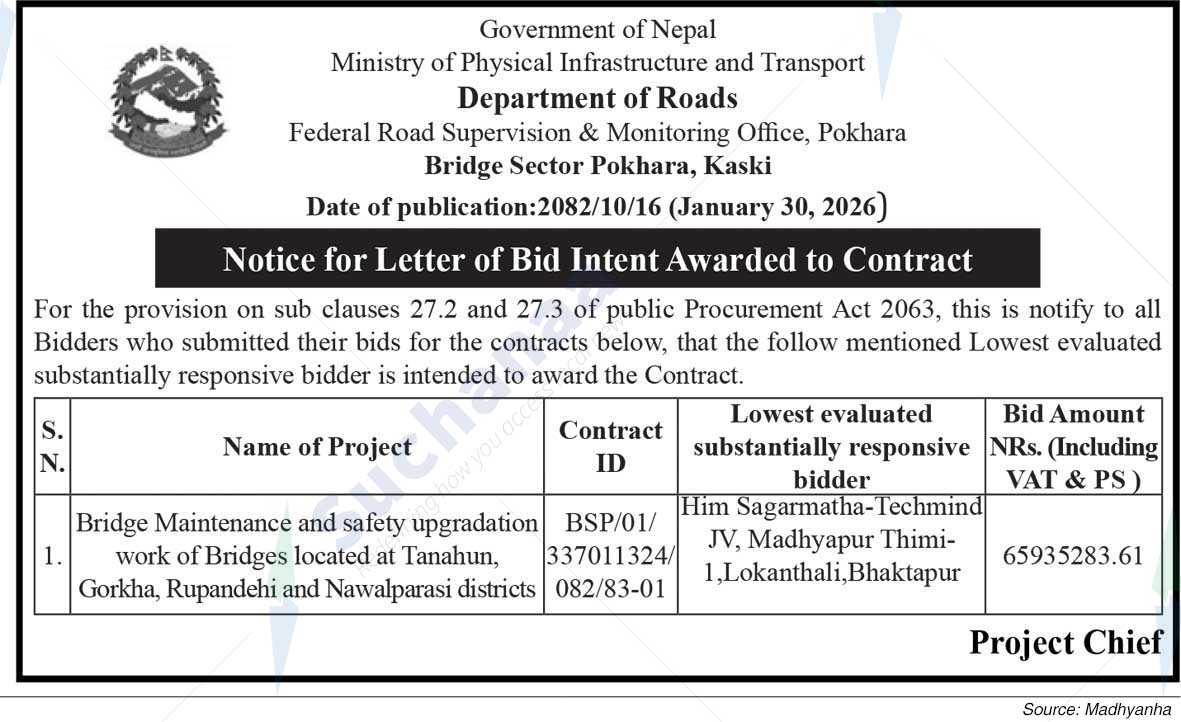 Bridge Sector Pokhara, Kaski