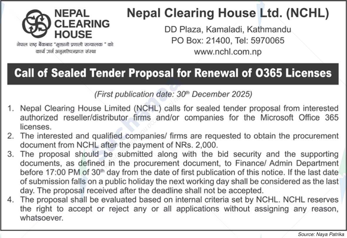 Nepal Clearing House Ltd. (NCHL)