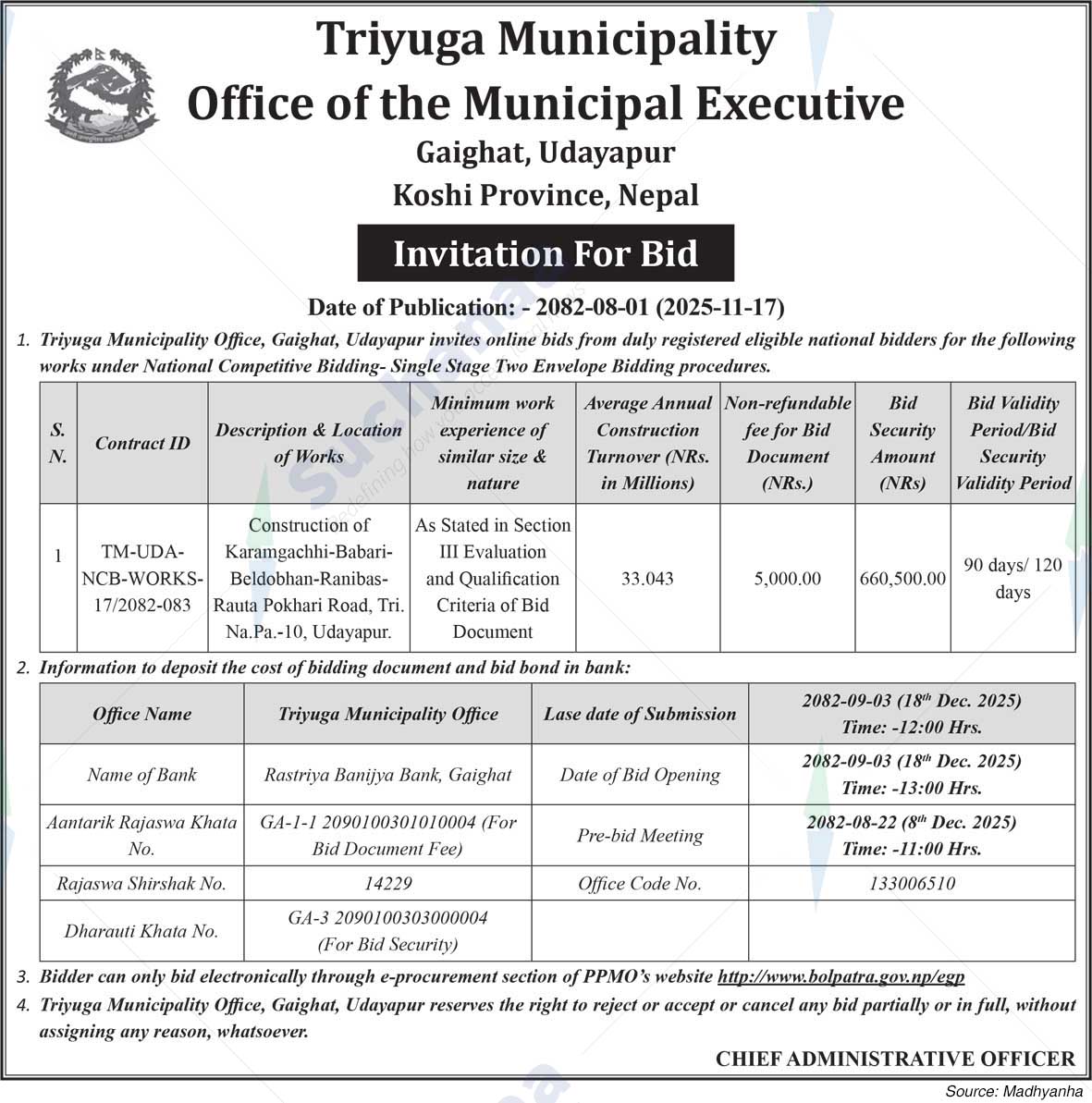 Triyuga Municipality