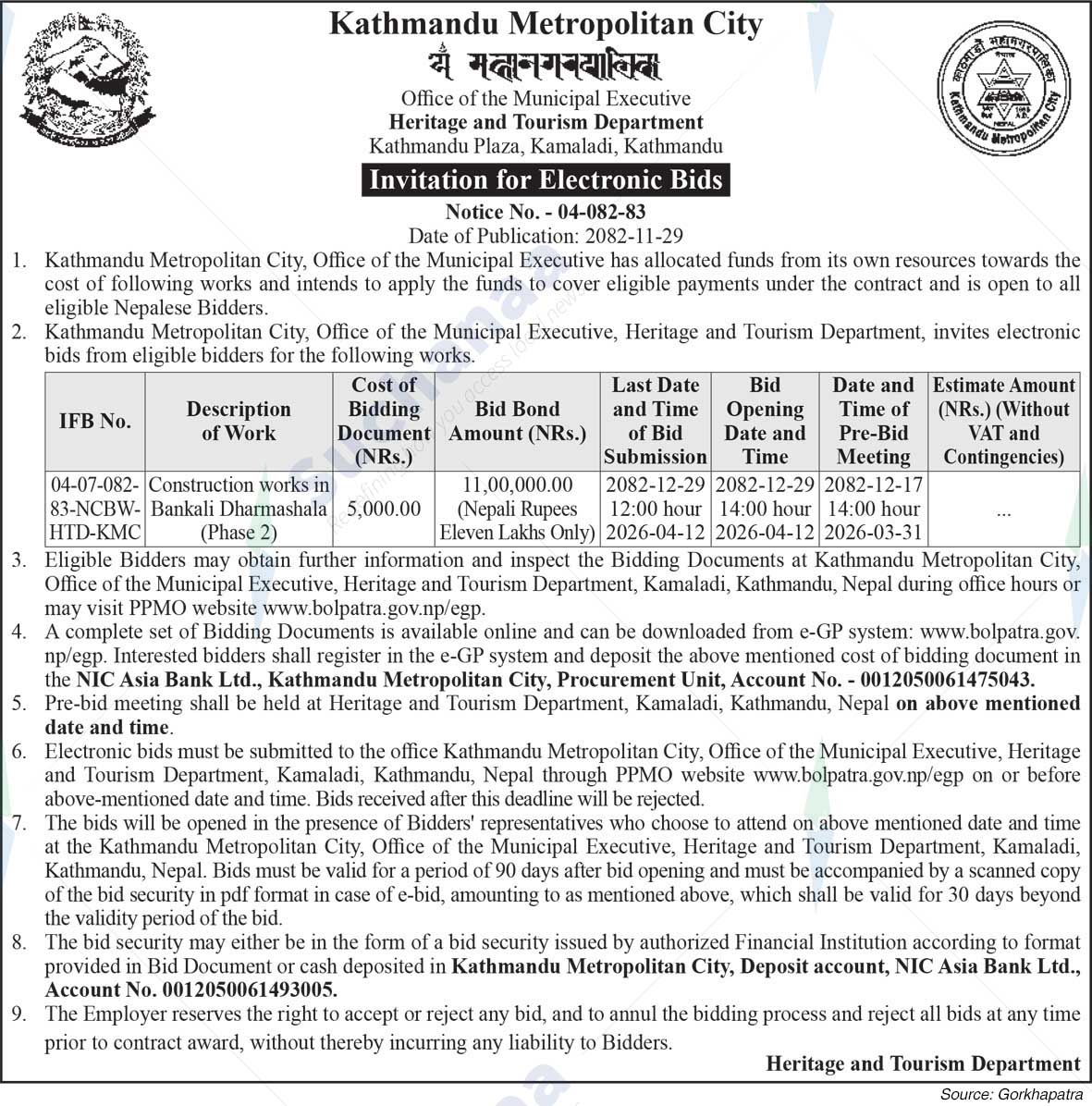 Kathmandu Metropolitan City