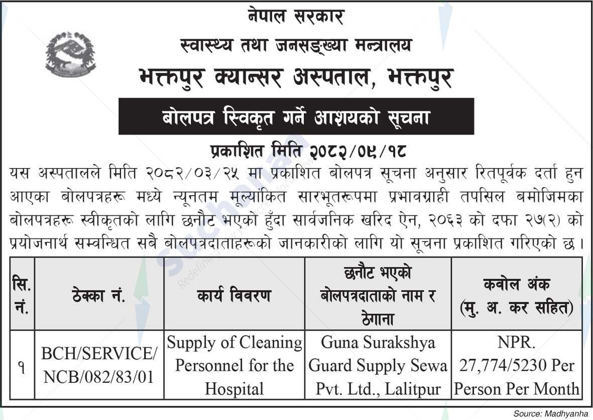 Bhaktapur Cancer Hospital