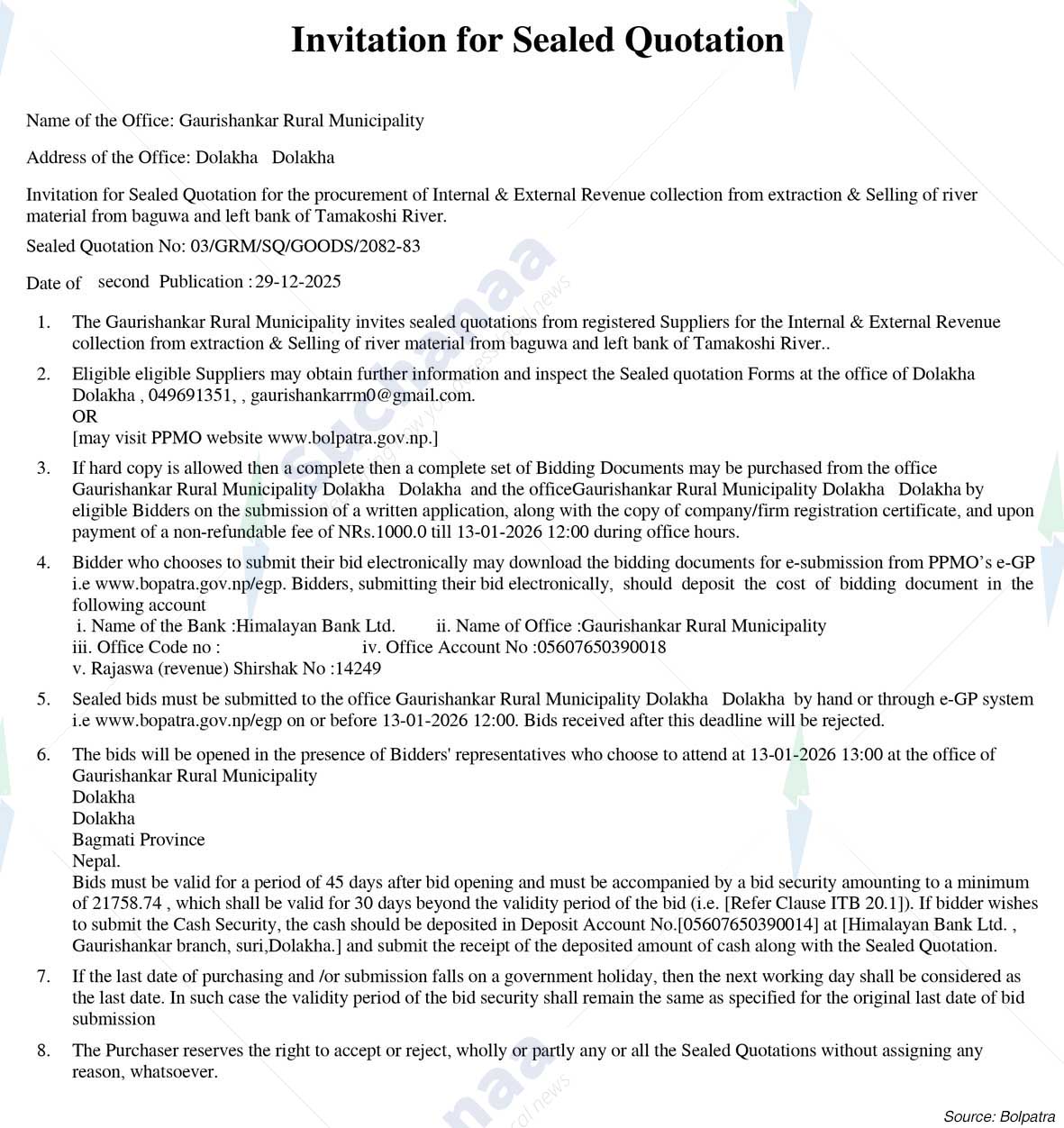 Gaurishankar Rural Municipality