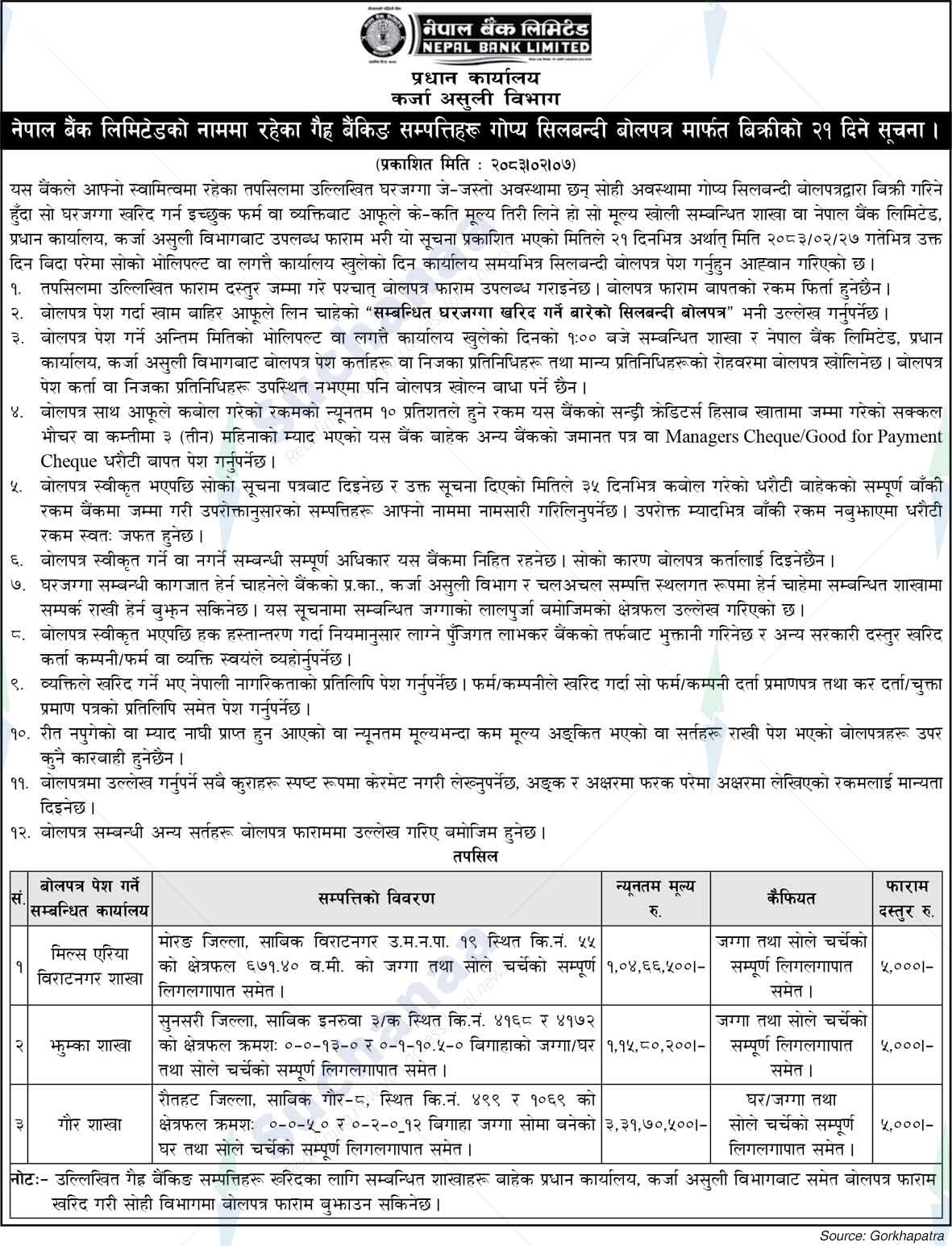 Nepal Bank Limited