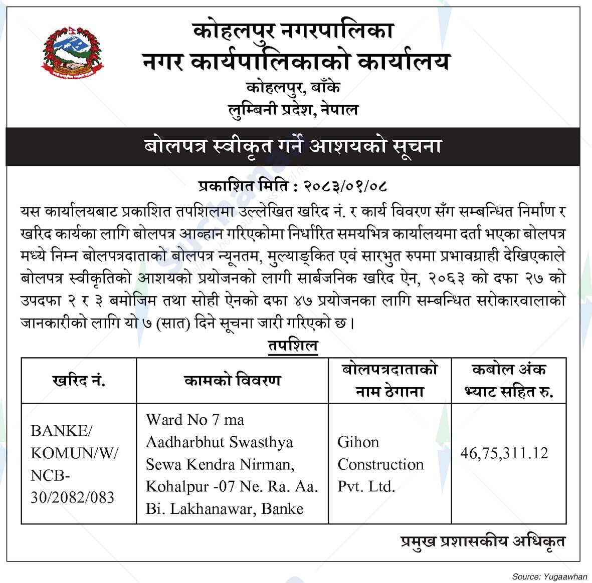 Kohalpur Municipality