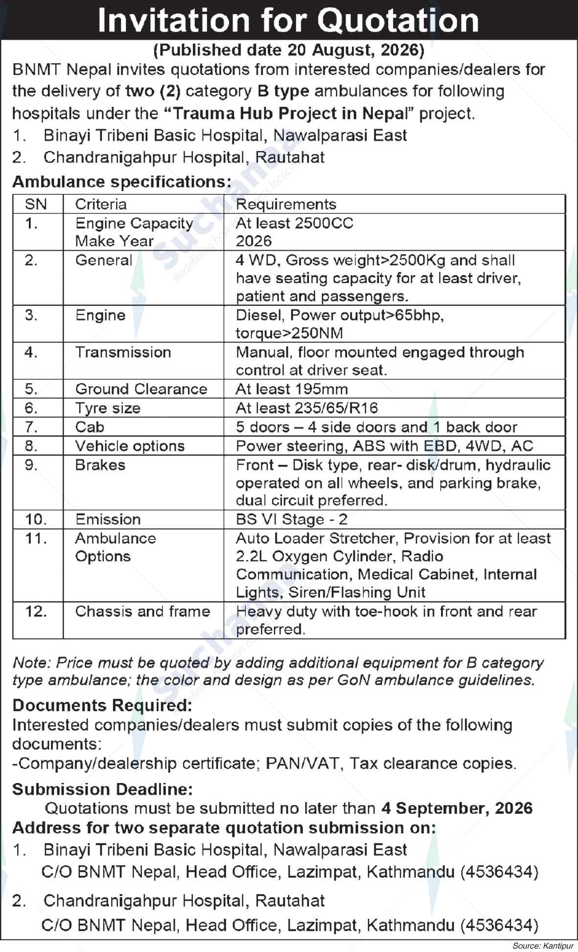 Birat Nepal Medical Trust (BNMT Nepal)