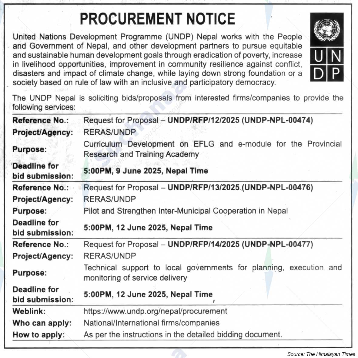 United Nations Development Programme (UNDP)