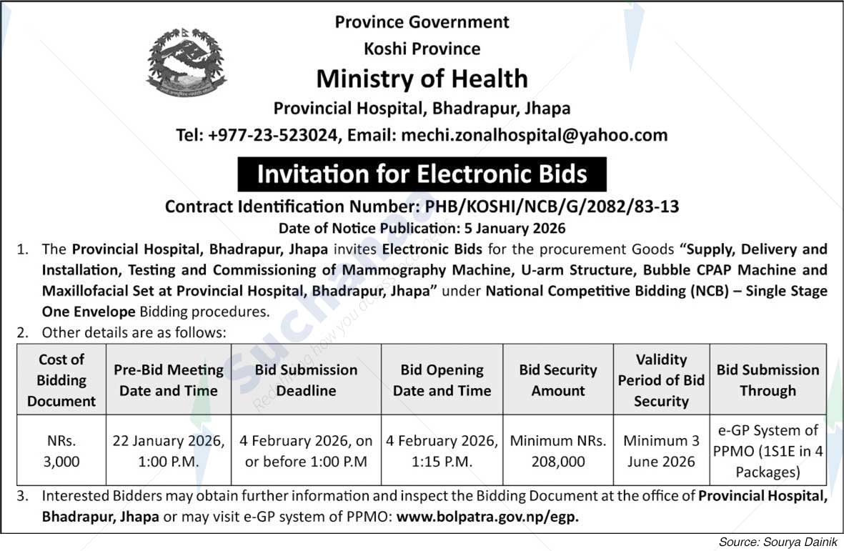 Provincial Hospital Bhadrapur,koshi