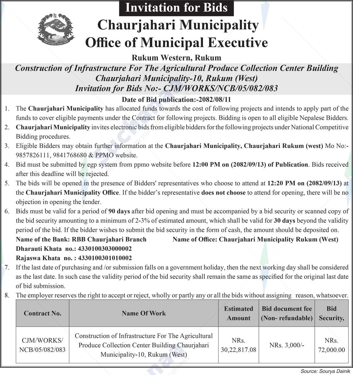 Chaurjahari Municipality