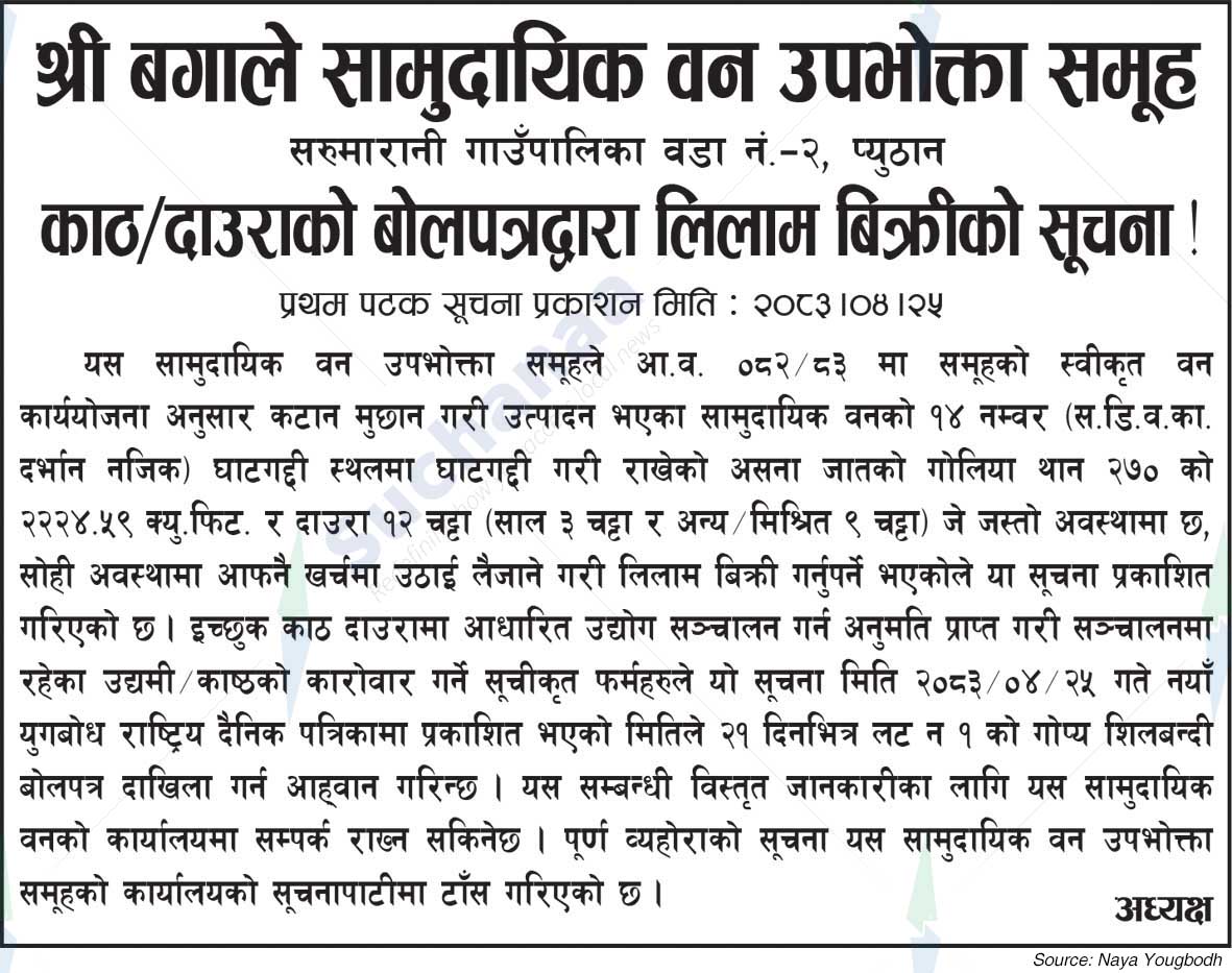 Shree Bagale Saa.Wa.Wo.Sa.