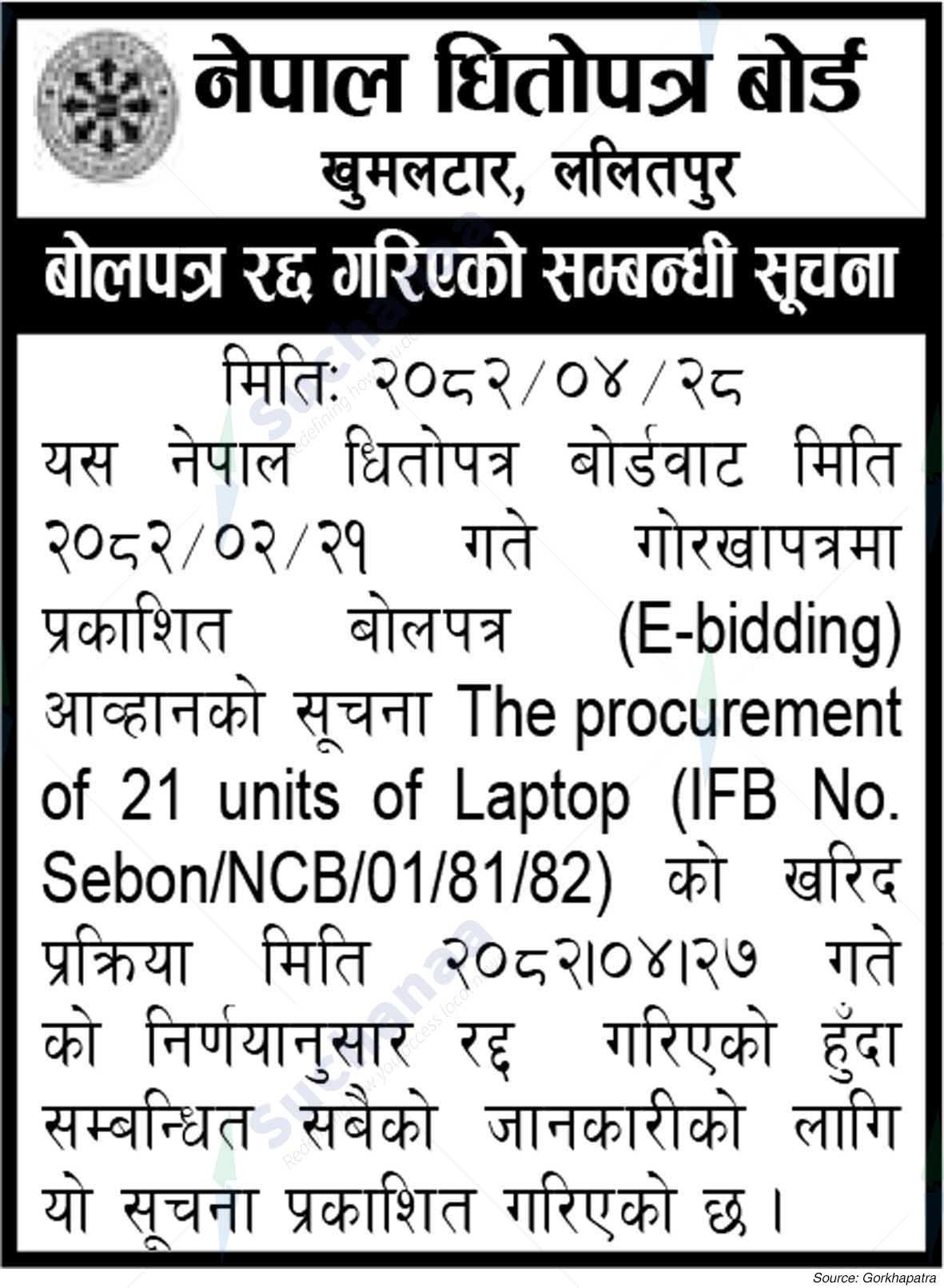 Security Board of Nepal (SEBON)