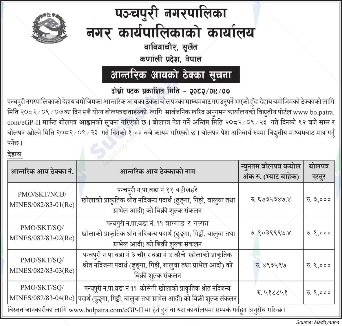 Panchapuri Municipality