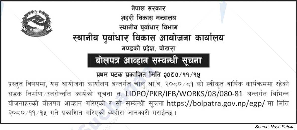 Local Infrastructure Development Project Office