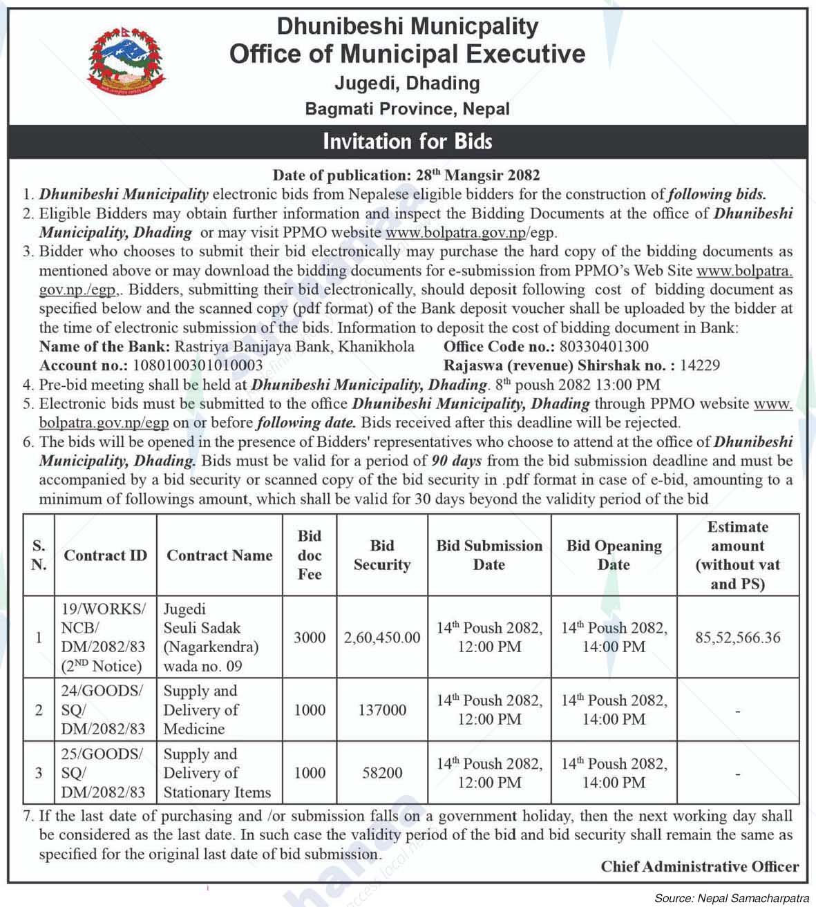 Dhunibeshi Municipality