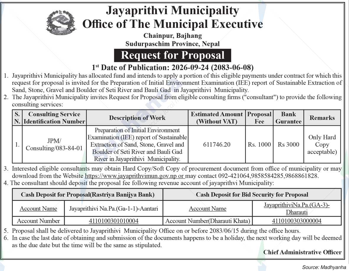 Jayaprithvi Municipality
