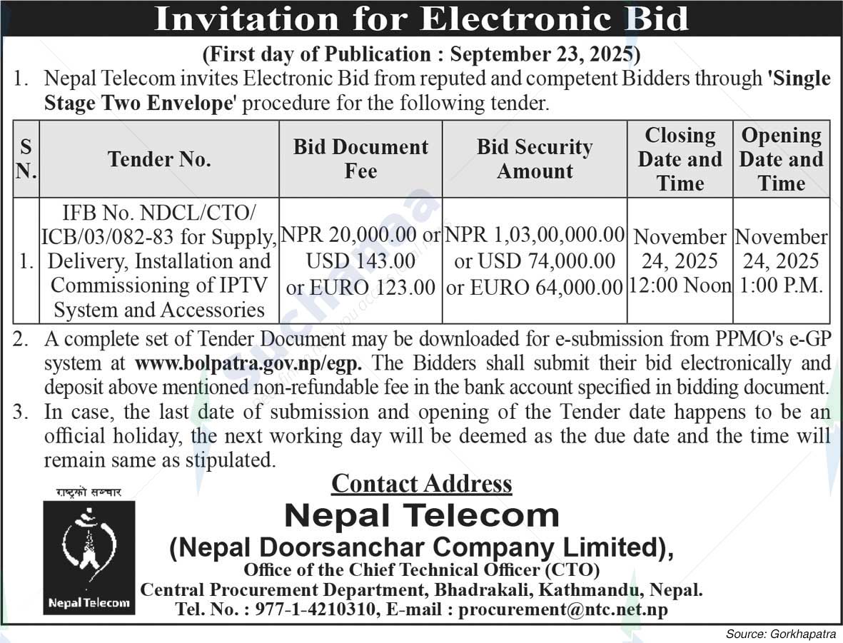 Nepal Doorsanchar Company Limited (NTC)