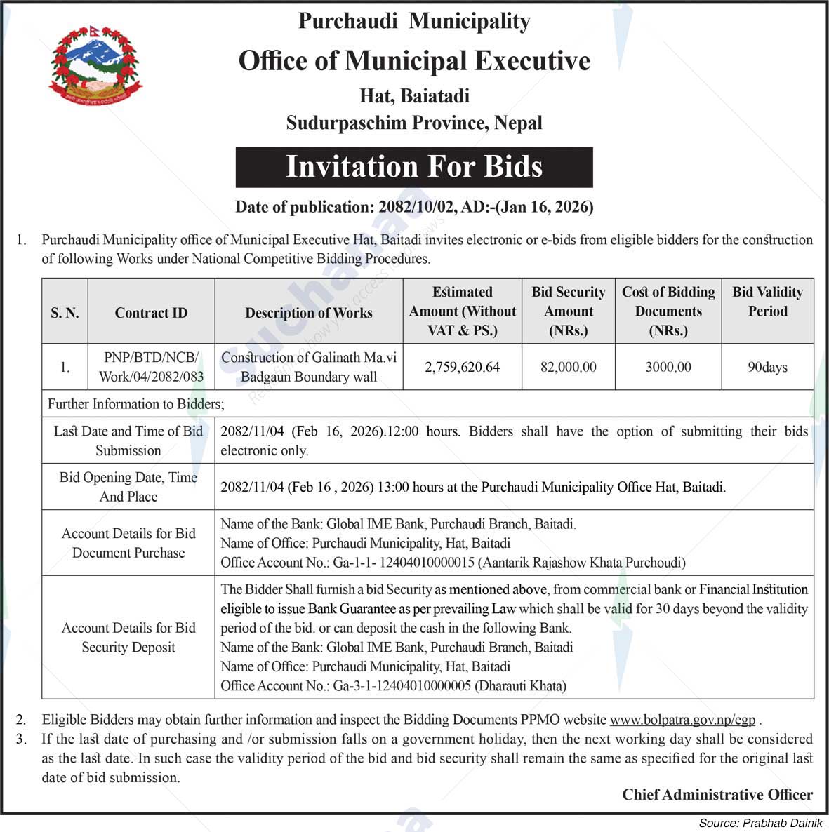 Purchaudi Municipality