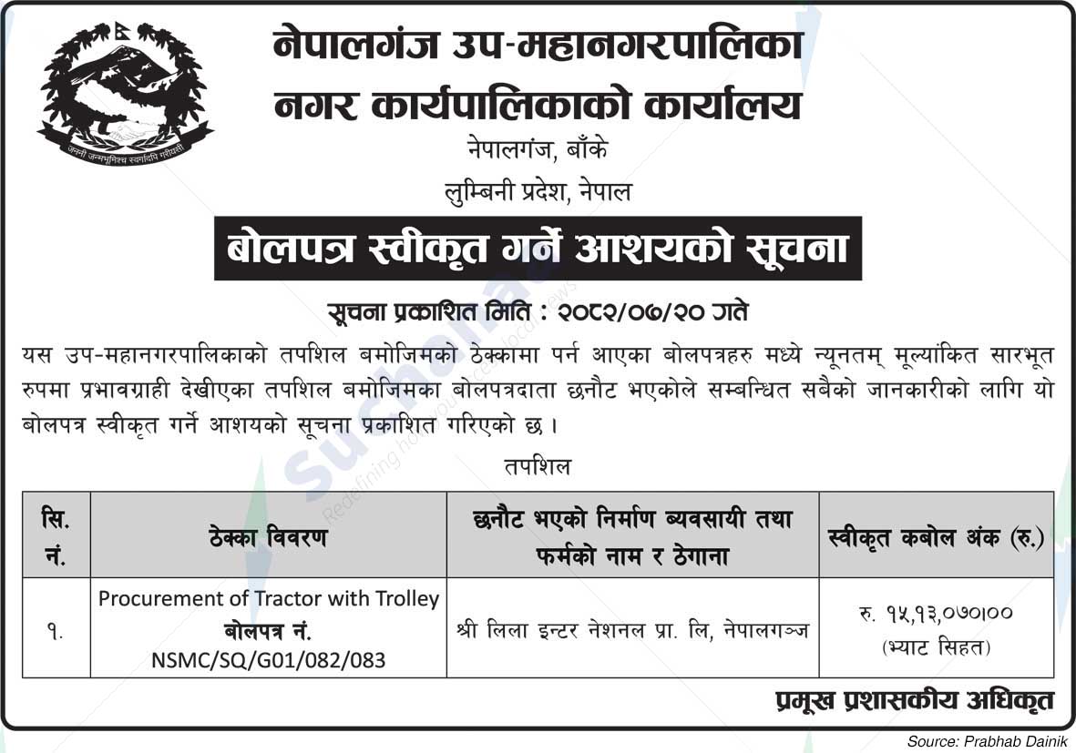 Nepalgunj Sub-Metropolitan City