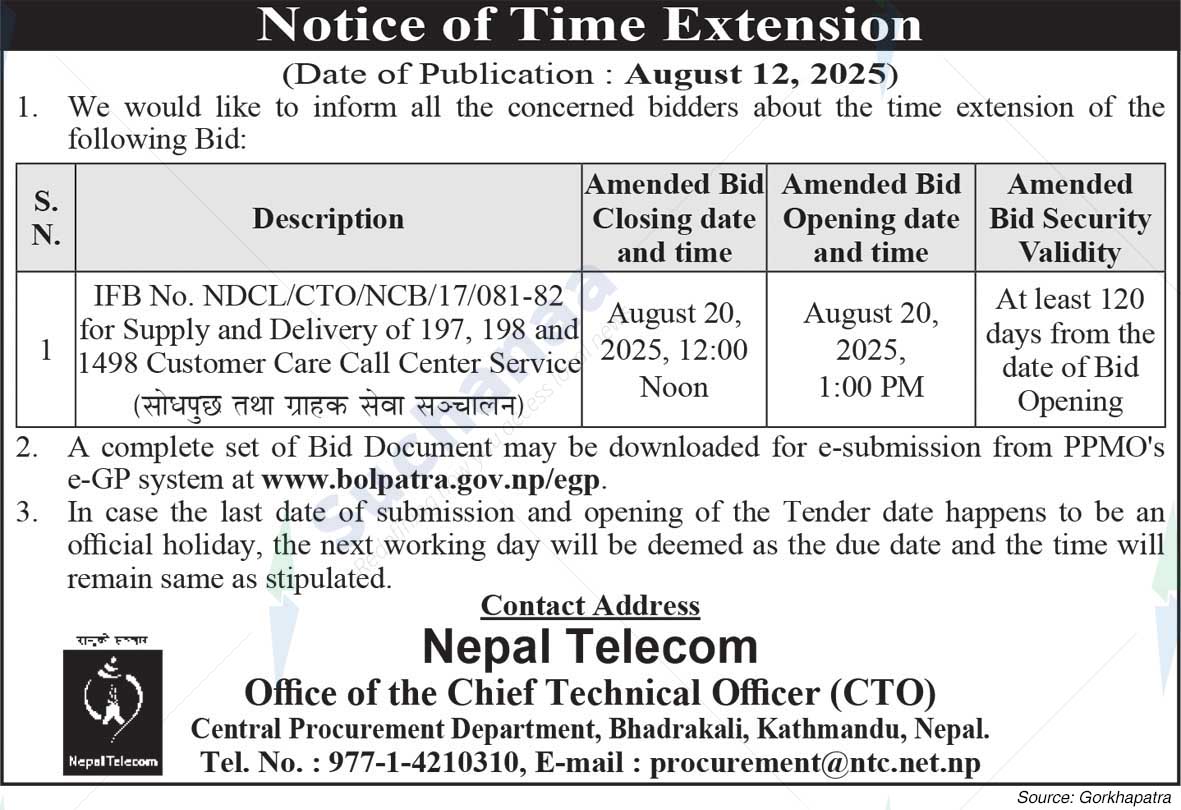 Nepal Doorsanchar Company Limited (NTC)