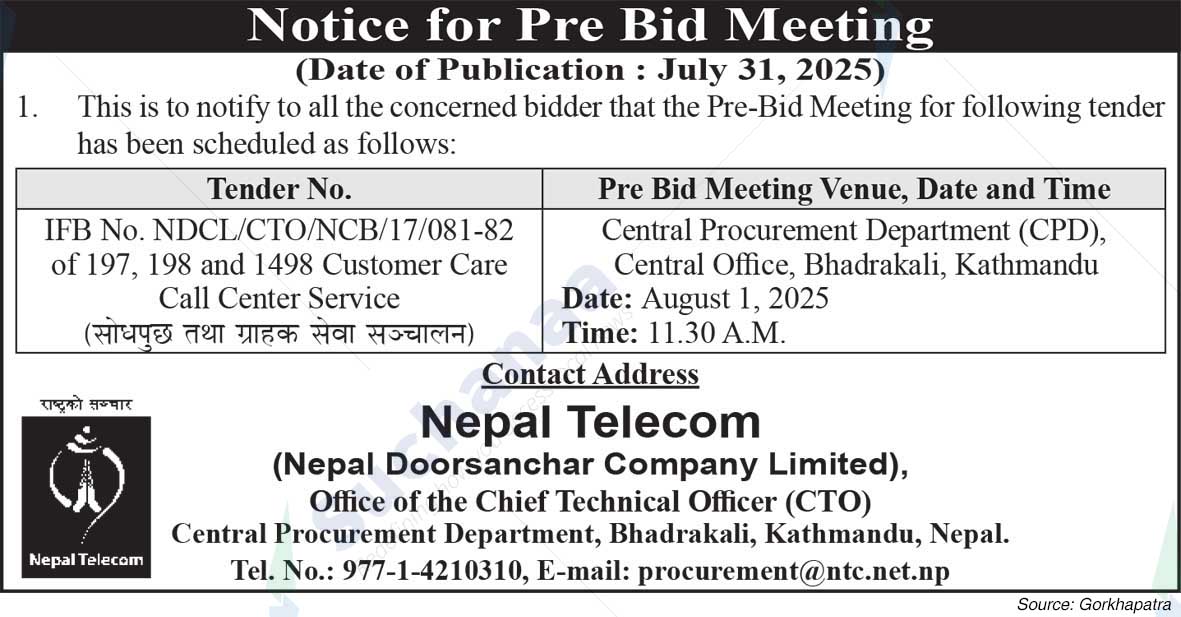 Nepal Doorsanchar Company Limited (NTC)