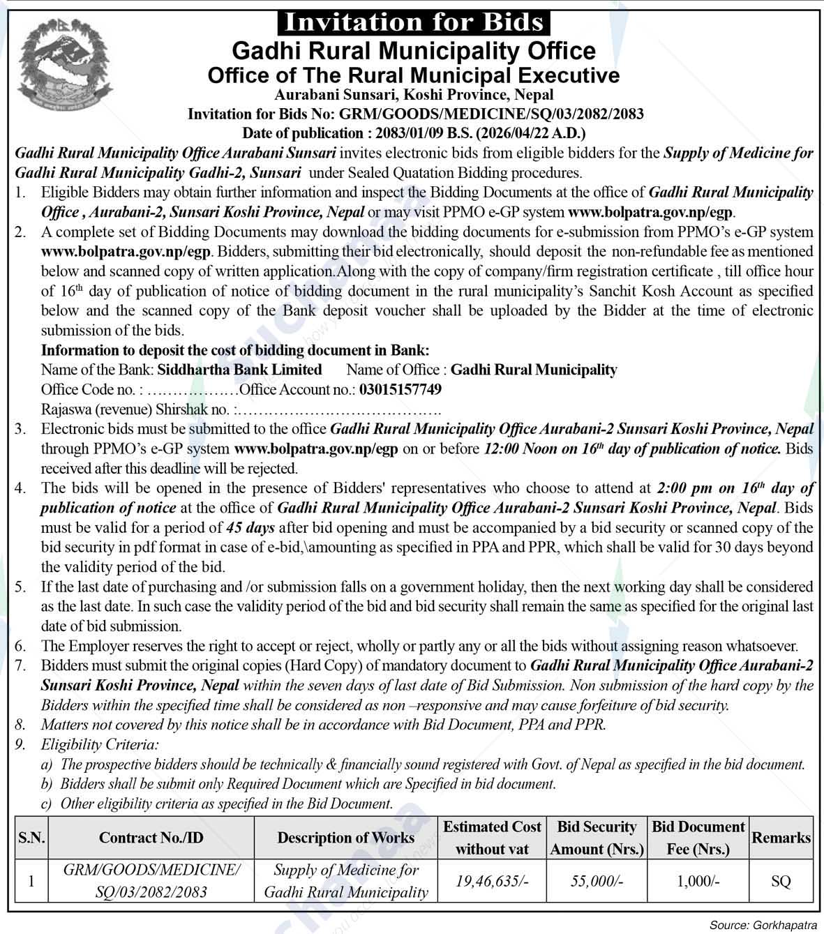 Gadhi Rural Municipality