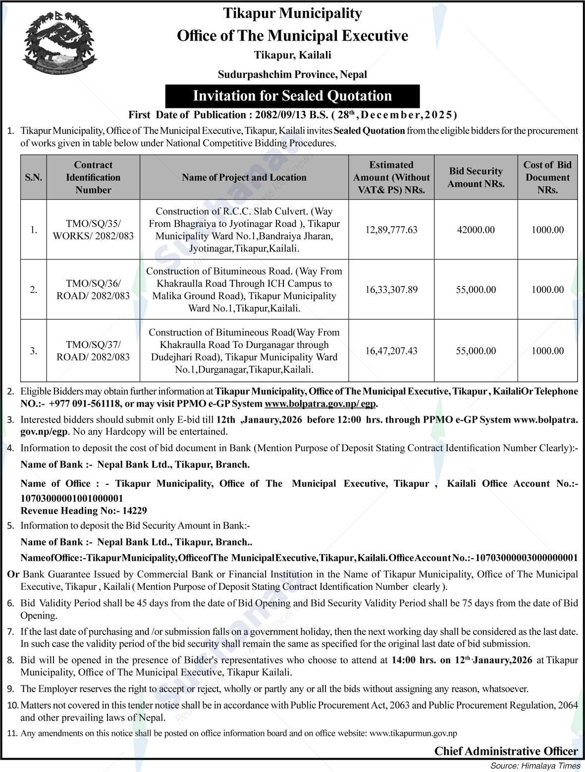 Tikapur Municipality