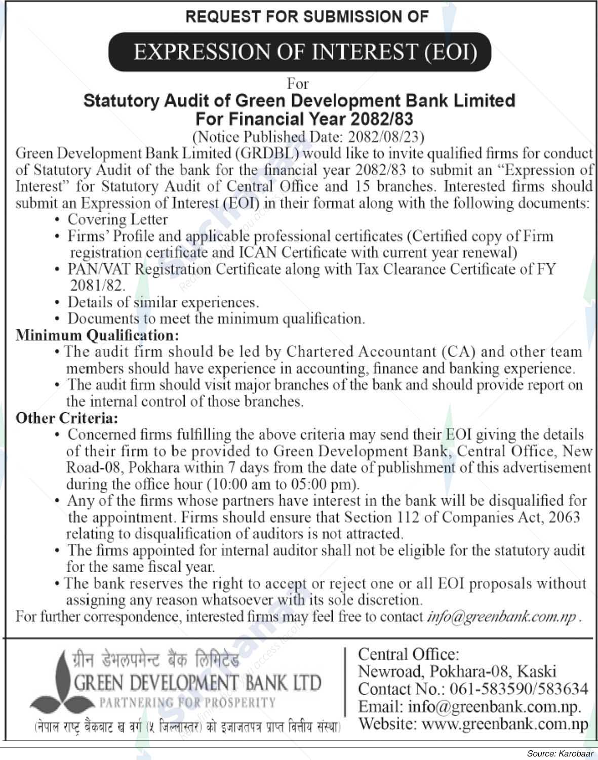 Green Development Bank