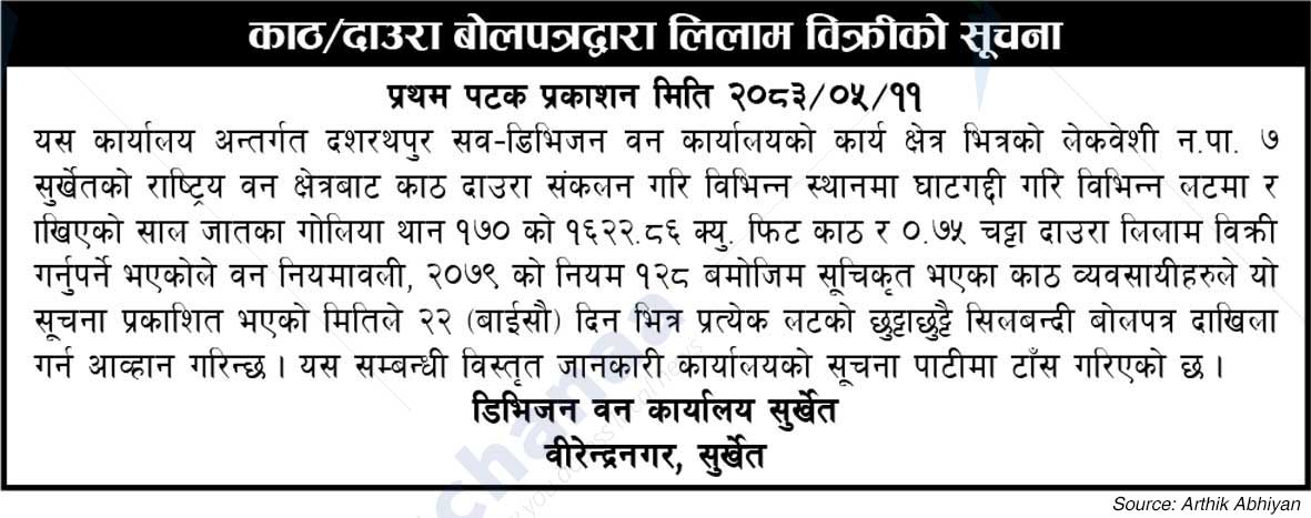 Division Forest Office, Surkhet