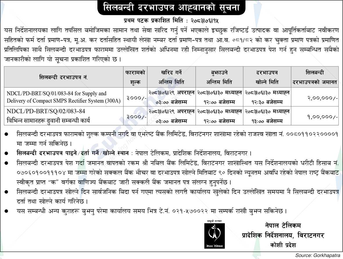 Nepal Doorsanchar Company Limited (NTC)