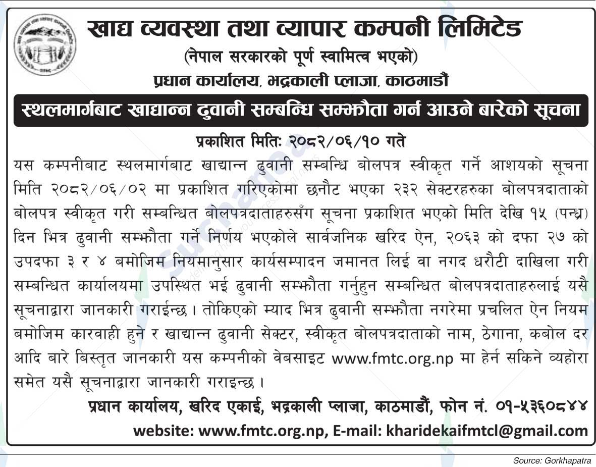 Food Management and Trading Company Limited