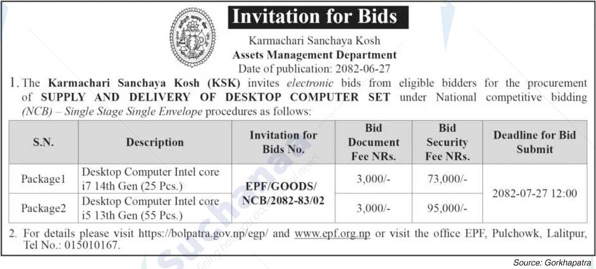 Assets Management Department