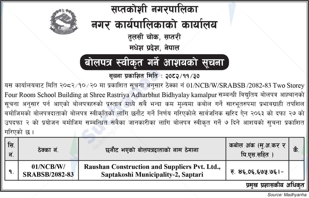 Saptakoshi Municipality