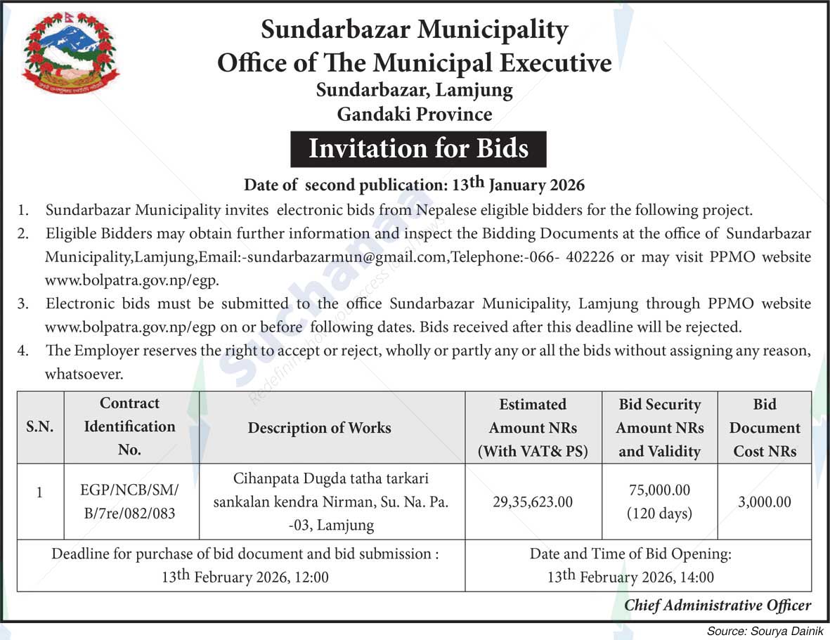 Sundarbazar Municipality