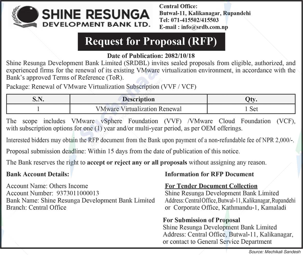 Shine Resunga Development Bank Ltd.