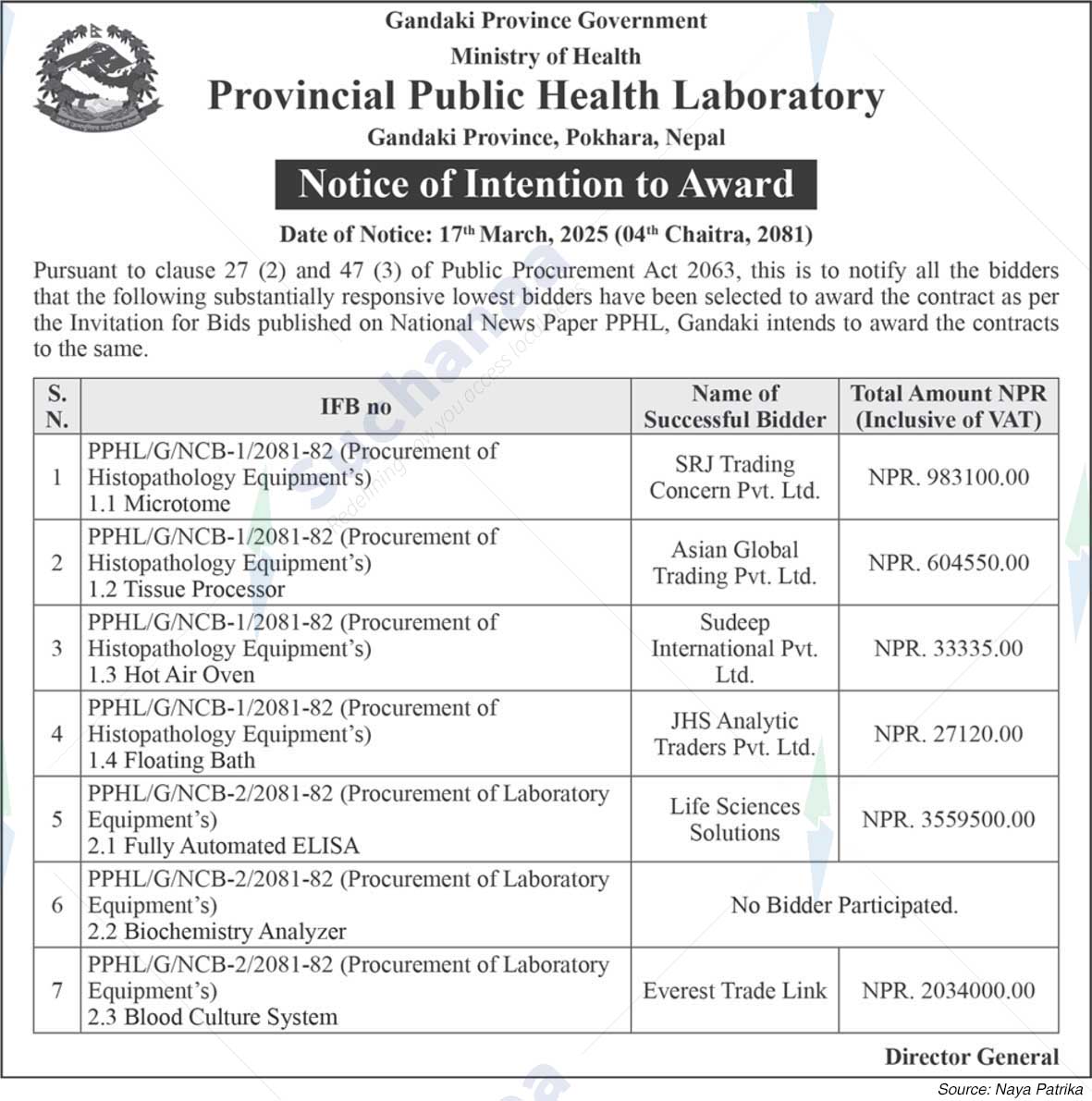 Provincial Public Health Laboratory